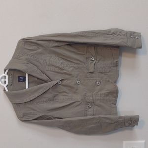 Gap Army Green Button up Jacket